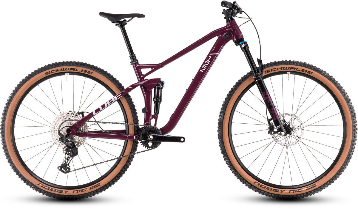 CUBE Stereo 122 Race wine & grey 2026