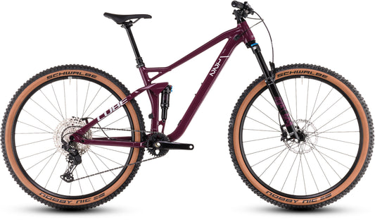 CUBE Stereo 122 Race wine & grey 2026